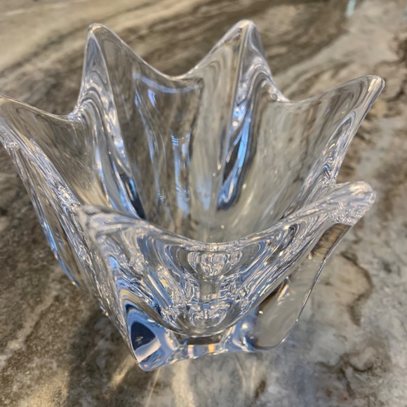 Orrefors Hand Blown Swedish Crystal Tulip Dish. - Picture 6 of 8